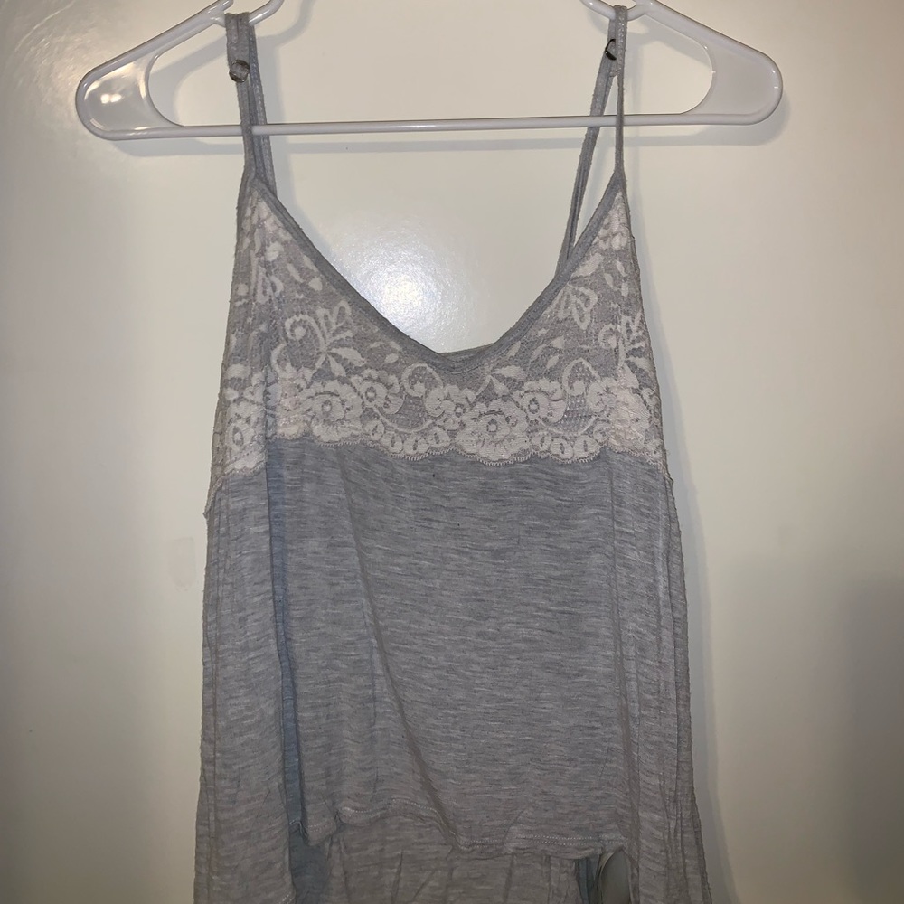 Gray Hollister Tank Top.